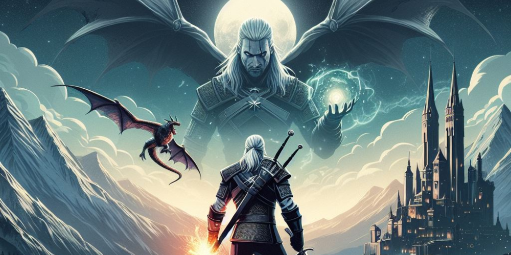 The Witcher 3 game art.